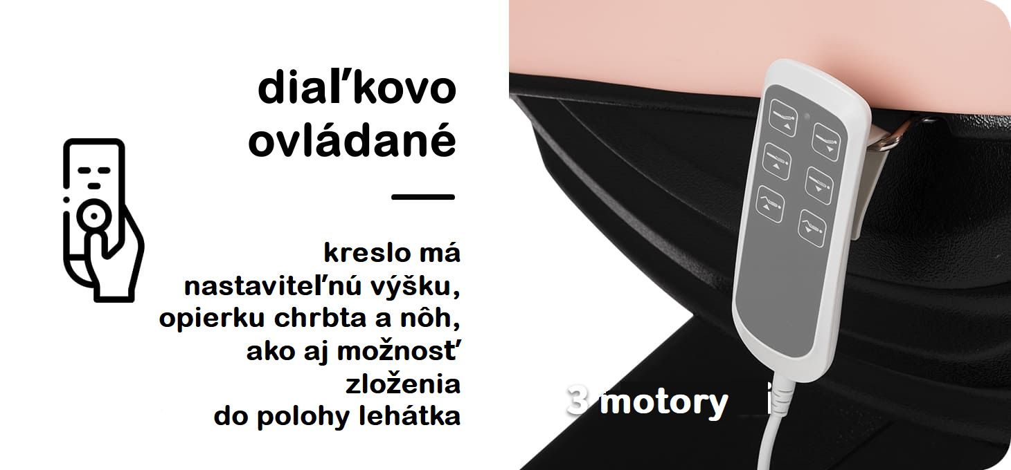 elektricke kreslo ruzove 