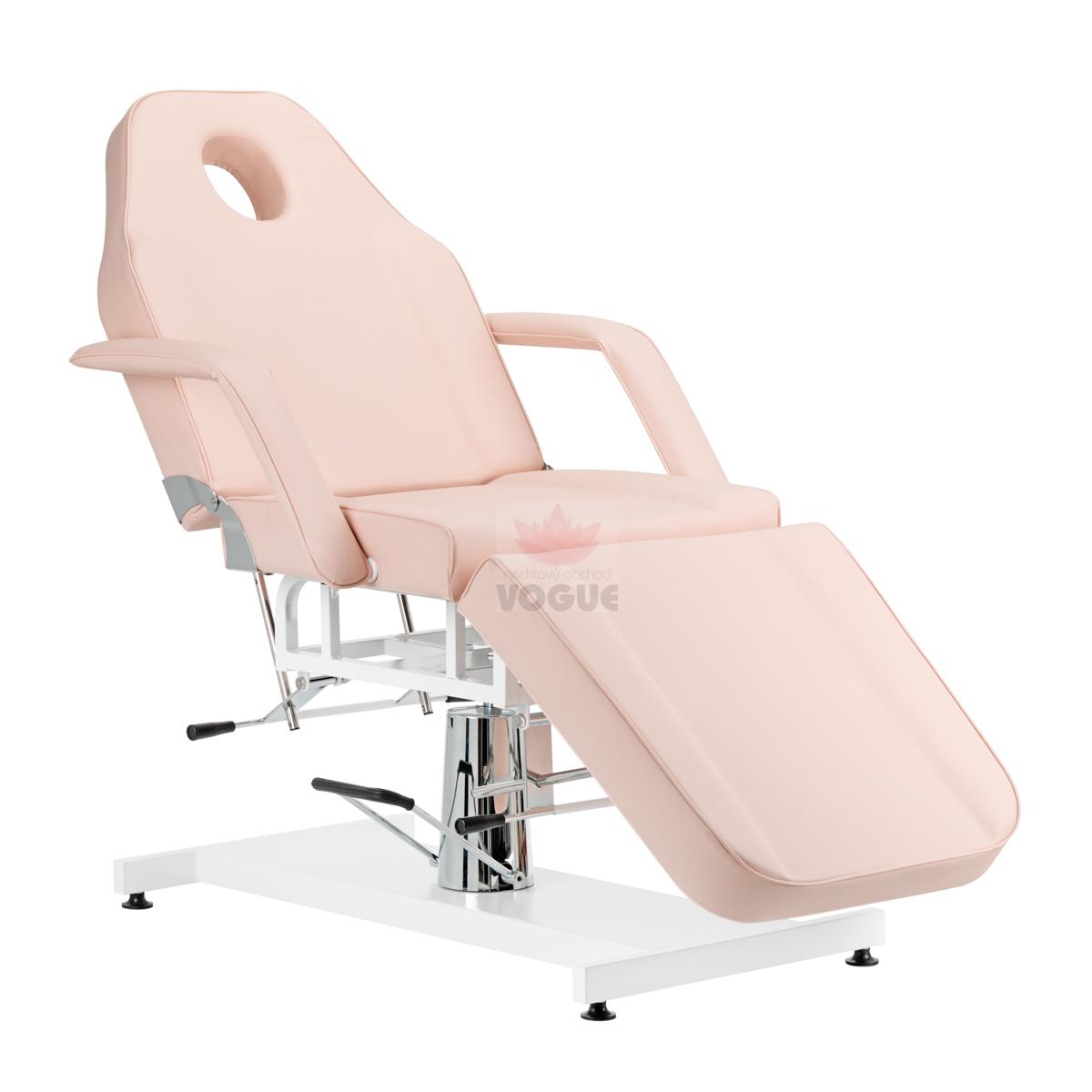 Kozmetické hydraulické kreslo BASIC 210 ružové