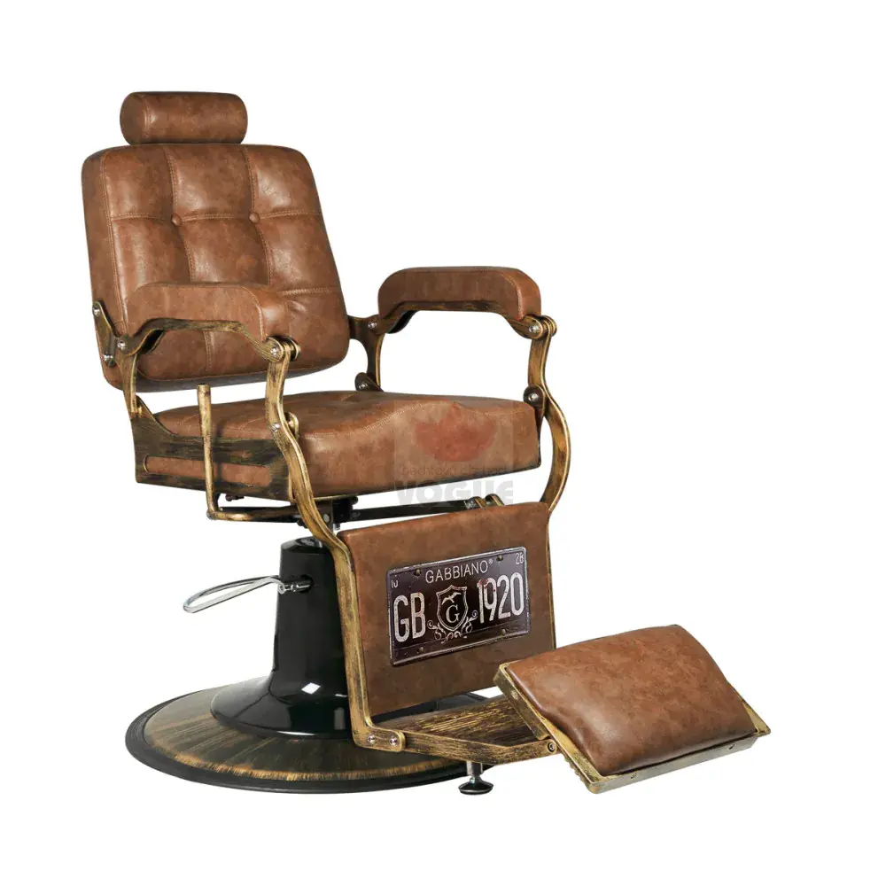 Barberské kreslo hnedé