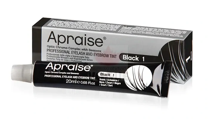 APRAISE Farba na obočie čierna č. 1, 20ml
