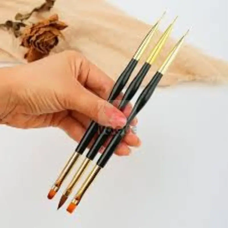 Sada 3 štetcov na Nail Art obojstranné