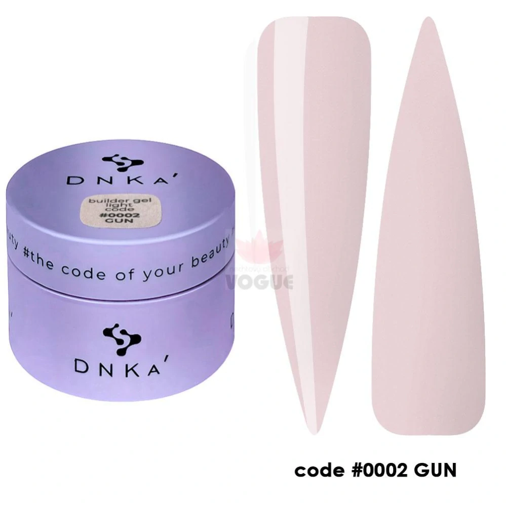 DNKa' stavebný gél Light č.0002 Gun 30ml