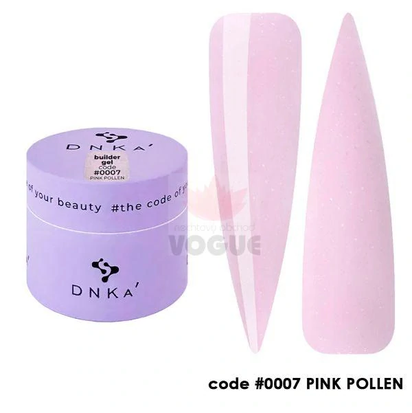 DNKa' stavebný gél č.0007 Pink Pollen 15ml