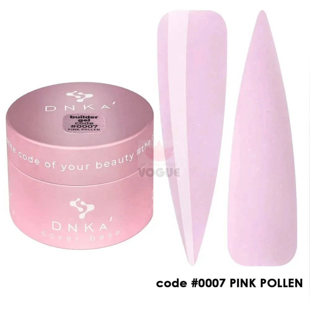 DNKa' stavebný gél č.0007 Pink Pollen 30ml
