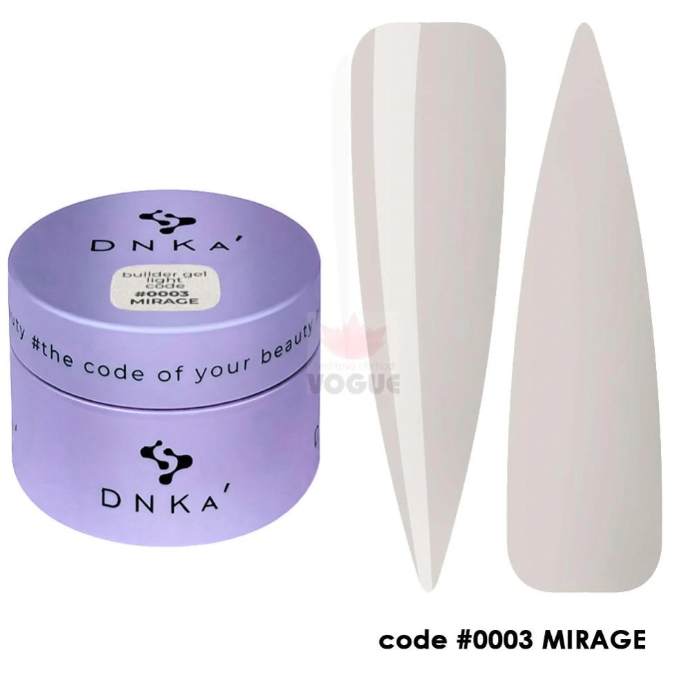DNKa' stavebný gél Light č.0003 Mirage 30ml