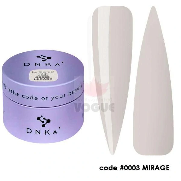 DNKa' stavebný gél Light č.0003 Mirage 30ml