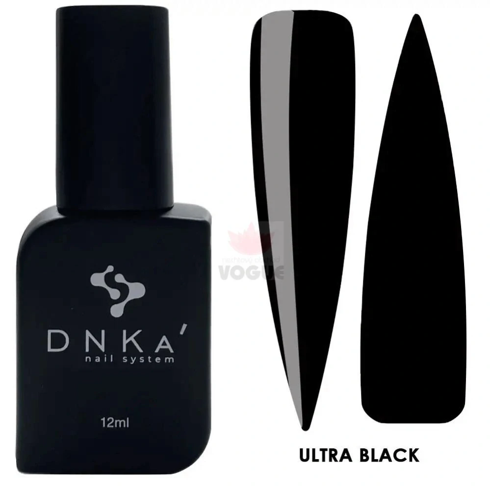 DNKa' farebný gél-lak Ultra Black 12ml