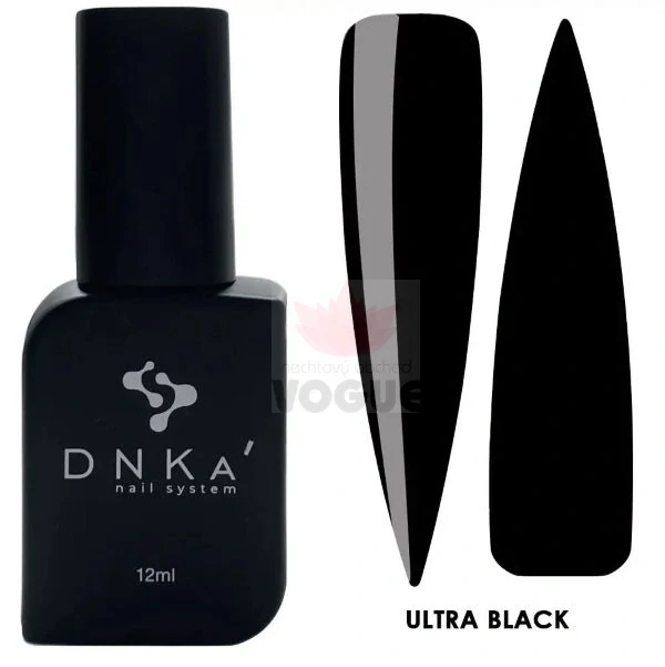 DNKa' farebný gél-lak Ultra Black 12ml