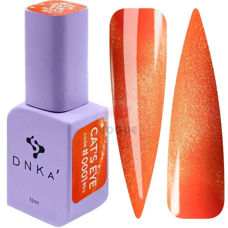 DNKa' farebný gél-lak Cat Eye 0001 80's 12ml