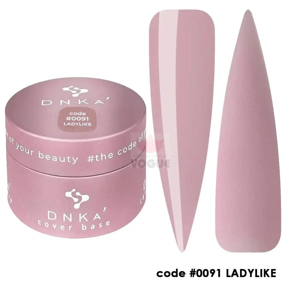 DNKa' Rubber Cover Base 0091 Ladylike 30ml
