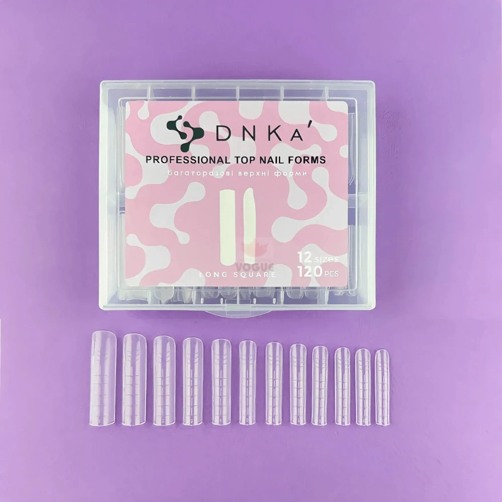 DNKa' Top Nail Forms Dlhé štvorcové 120 ks