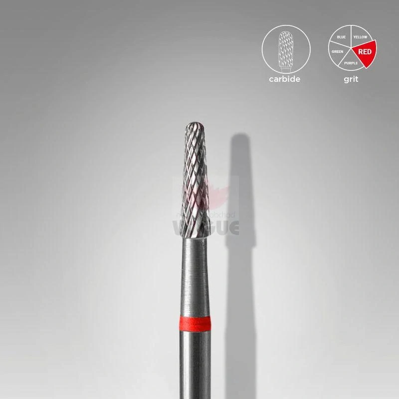 Staleks Karbidový brúsny nadstavec - “cone” red - FT71R023/8