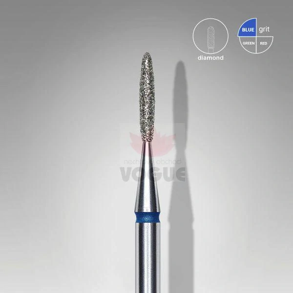 Staleks Diamantový brúsny nadstavec - “flame” blue - FA10B014/8