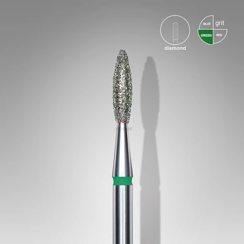 Staleks Diamantový brúsny nadstavec - “flame” green - FA10G021/8