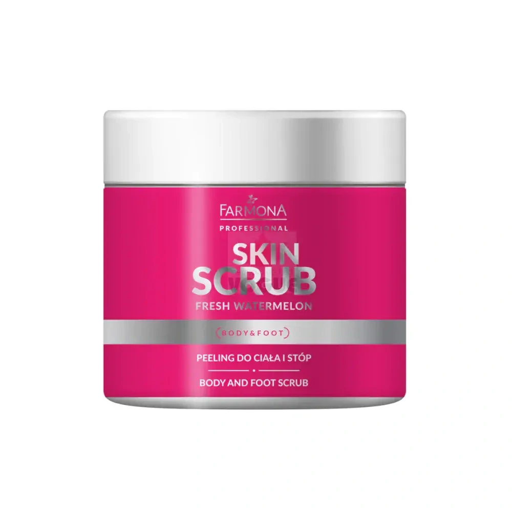 Farmona Skin Scrub Fresh Watermelon telový a nožný peeling s vôňou melóna, 500 g