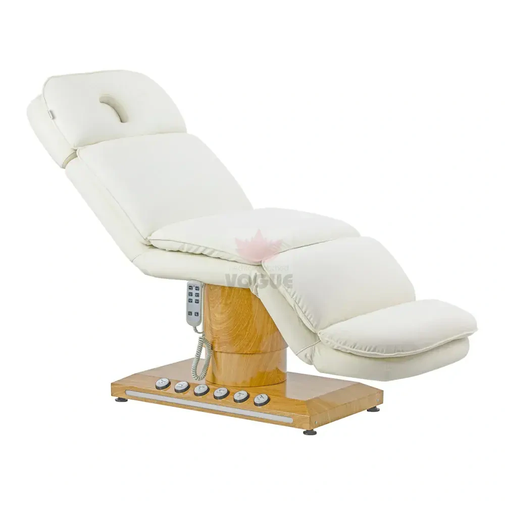 Elektrické kozmetické kreslo Sillon Cloud 3 motormi krémové