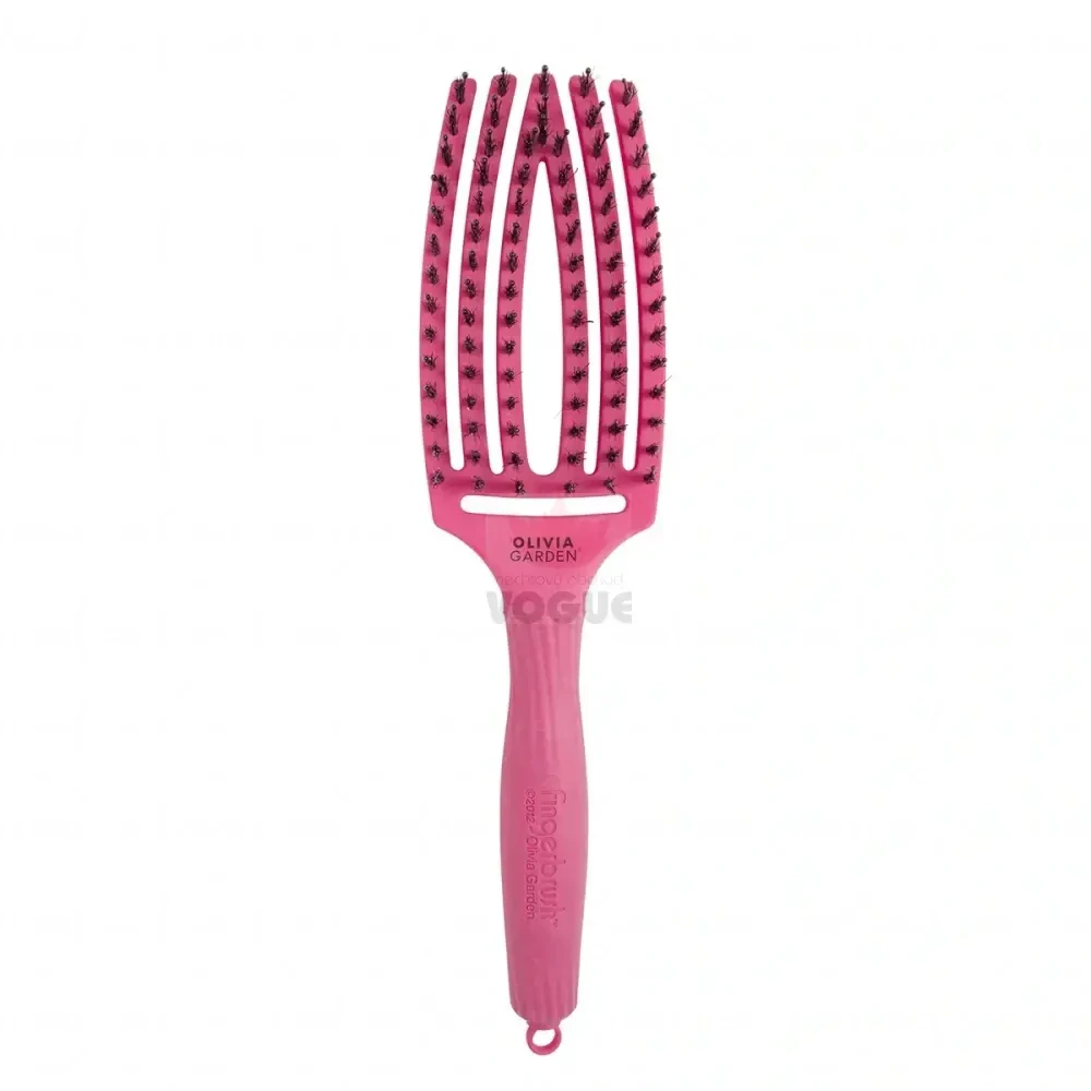 FingerBrush Kefa na vlasy Olivia Garden Hot Pink