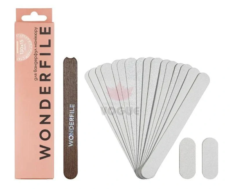 Wonderfile Wooden Base starter kit 130x15mm (19 pcs)