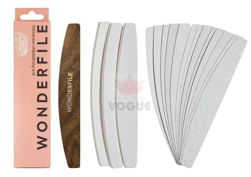 Wonderfile Wooden Base starter kit 162x24mm (17 pcs)