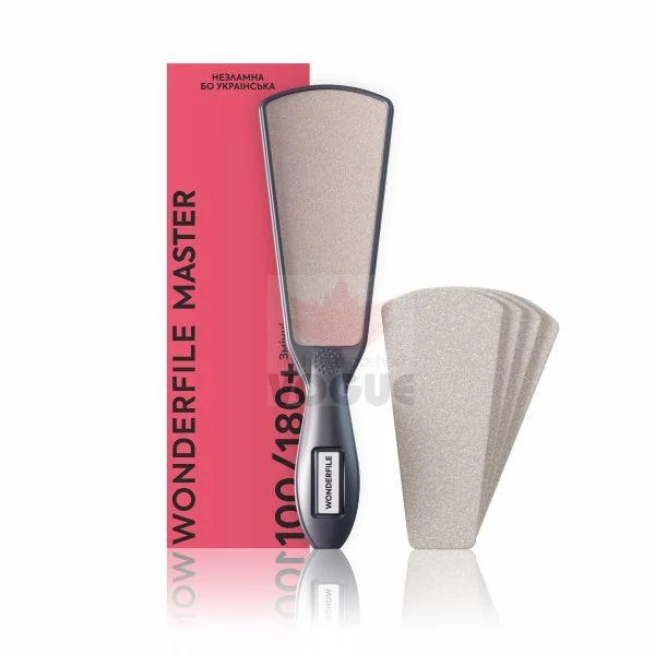 Wonderfile Master Pilník na päty 100/180 so 4 pilníkmi