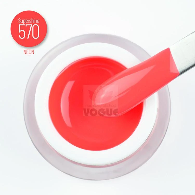 Moyra Supershine farebný gél 570 Vivid Red 5g