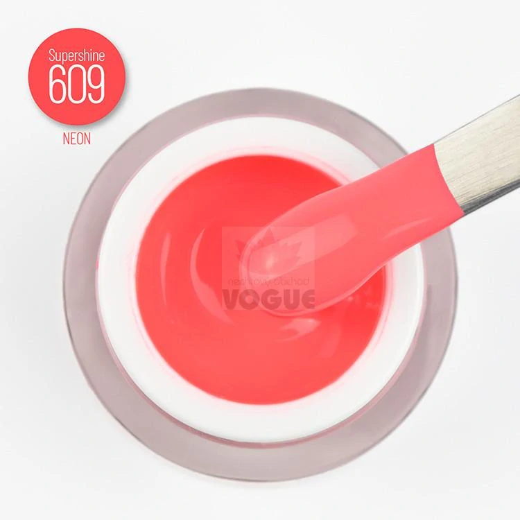 Moyra Supershine farebný gél 609 Vivid Coral 5g