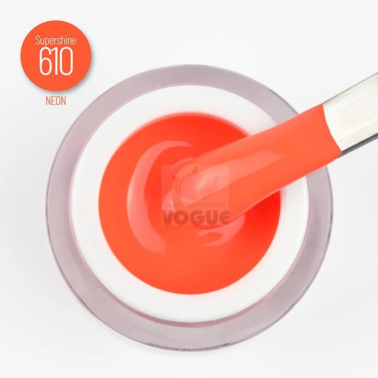 Moyra Supershine farebný gél 610 Vivid Orange Red 5g