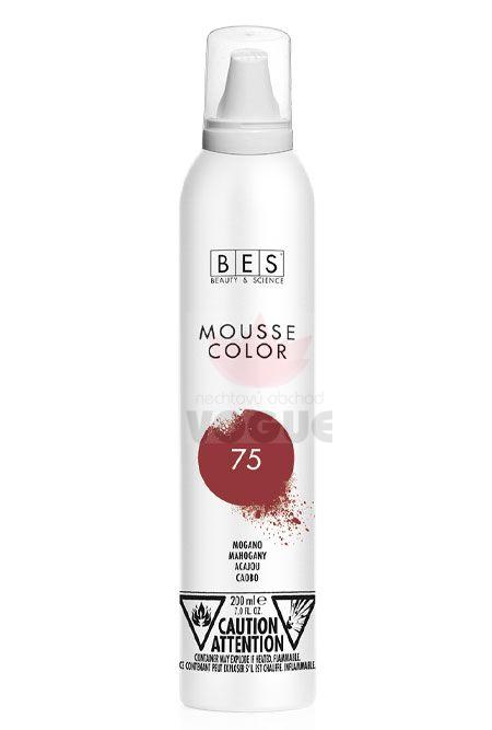 BES Farebné penové tužidlo, mahagón č. 75, 200ml