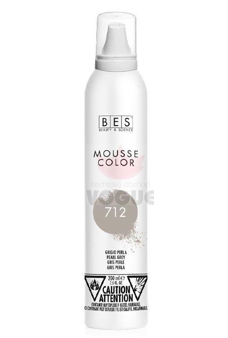 BES Farebné penové tužidlo, perlová šedá č. 712, 200ml