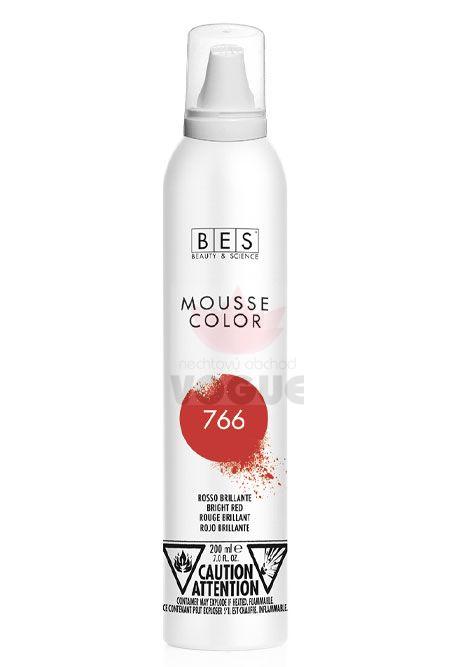 BES Farebné penové tužidlo, jasná červená č. 766, 200ml