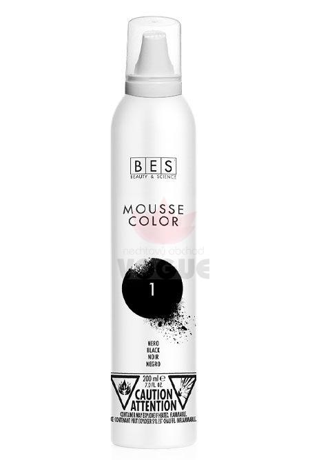 BES Farebné penové tužidlo čierne č. 1, 200ml