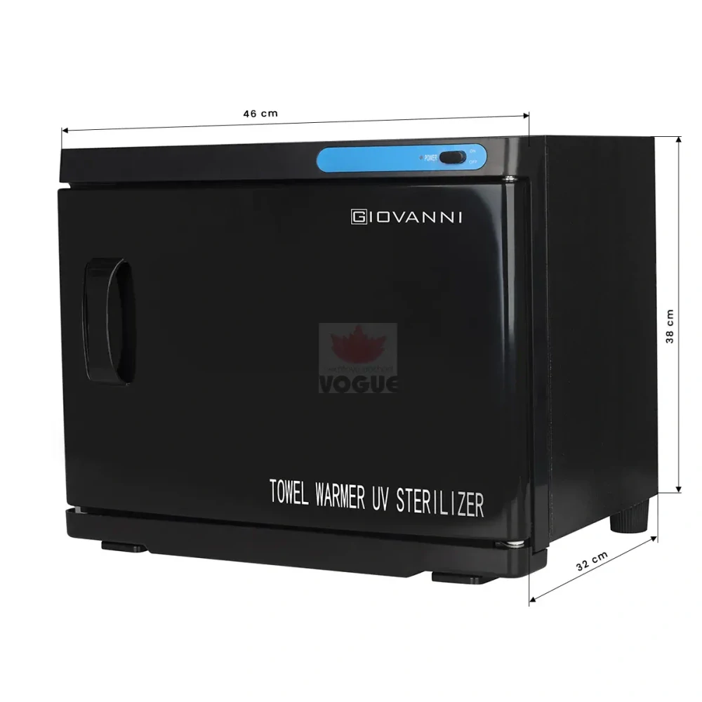 Ohrievač uterákov s UV-C sterilizátorom 23L čierny