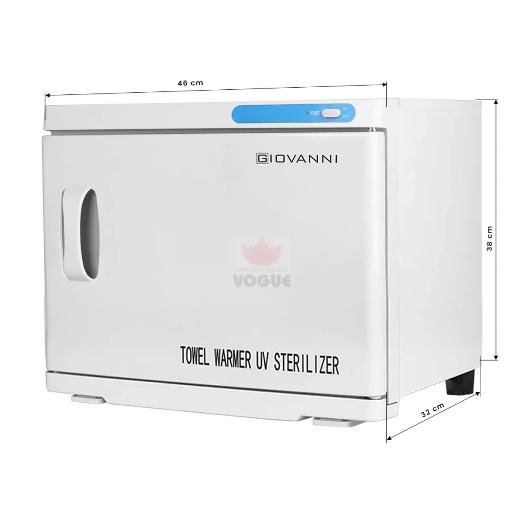 Ohrievač uterákov s UV-C sterilizátorom 23L biely