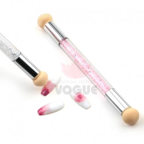 Hubka na tieňovanie, boomer, ombre aplikátor so 4 násadami