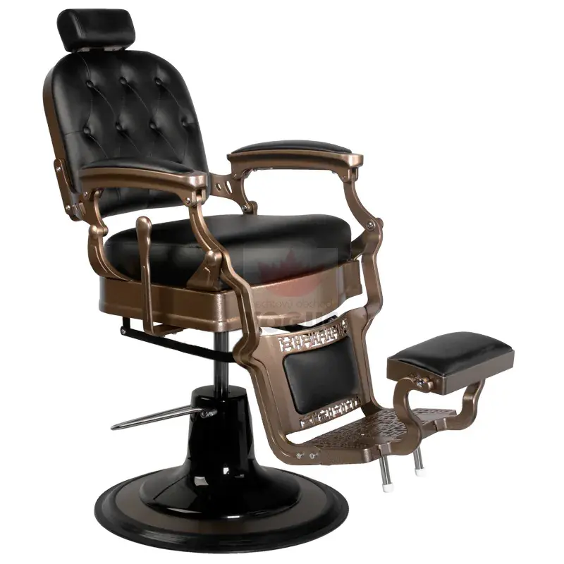 Barberské kreslo čierne