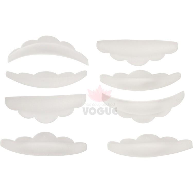 Silikónové formy S podložky na lash lifting dollys 10ks