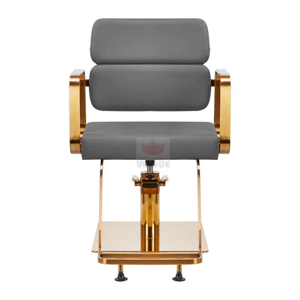 Kadernícke kreslo Gabbiano Porto zlatosivé