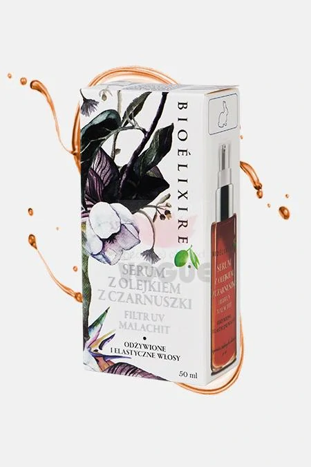 Bioelixire silikónové sérum z Čiernych semiačok + Malachit 50 ml