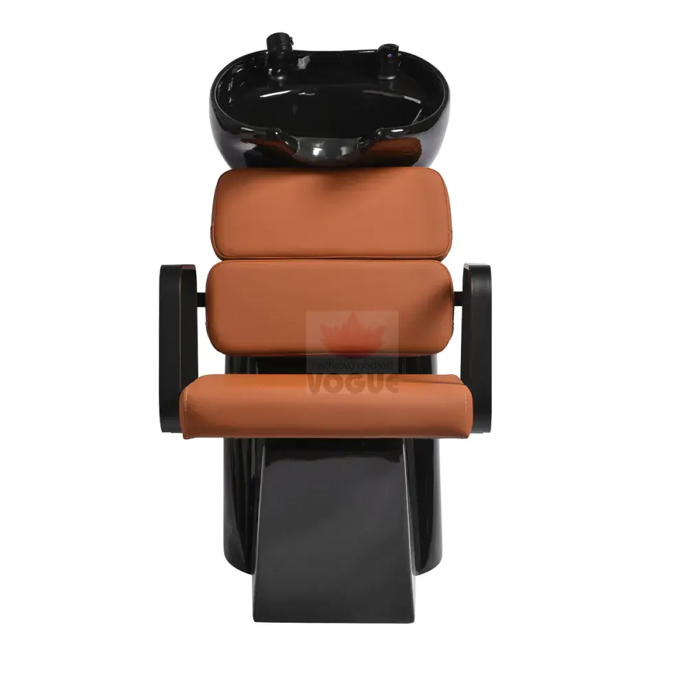 Kadernícky umývací box čierno-oranžový