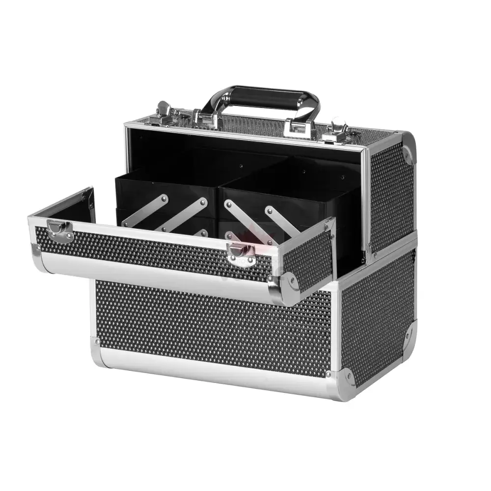 Kozmetické kufrík čierny 44