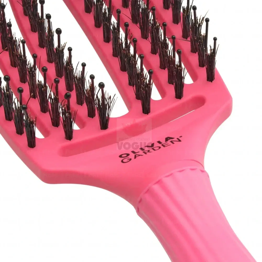 FingerBrush Kefa na vlasy Olivia Garden Hot Pink