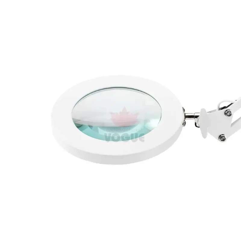 Lampa s lupou LED Glow 308 stolová biela