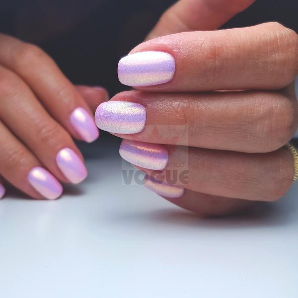 Prášok na nechty Shimmer Nymph biely Silcare 3g