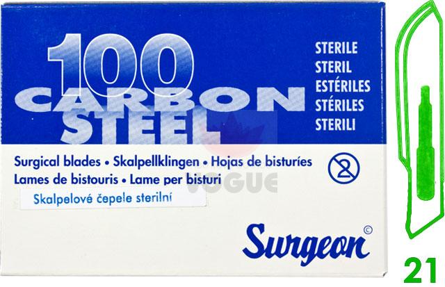 Skalpelová čepieľka 1 kus Surgeon veľ. 21