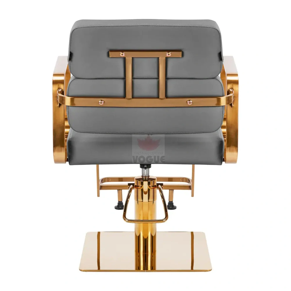 Kadernícke kreslo Gabbiano Porto zlatosivé