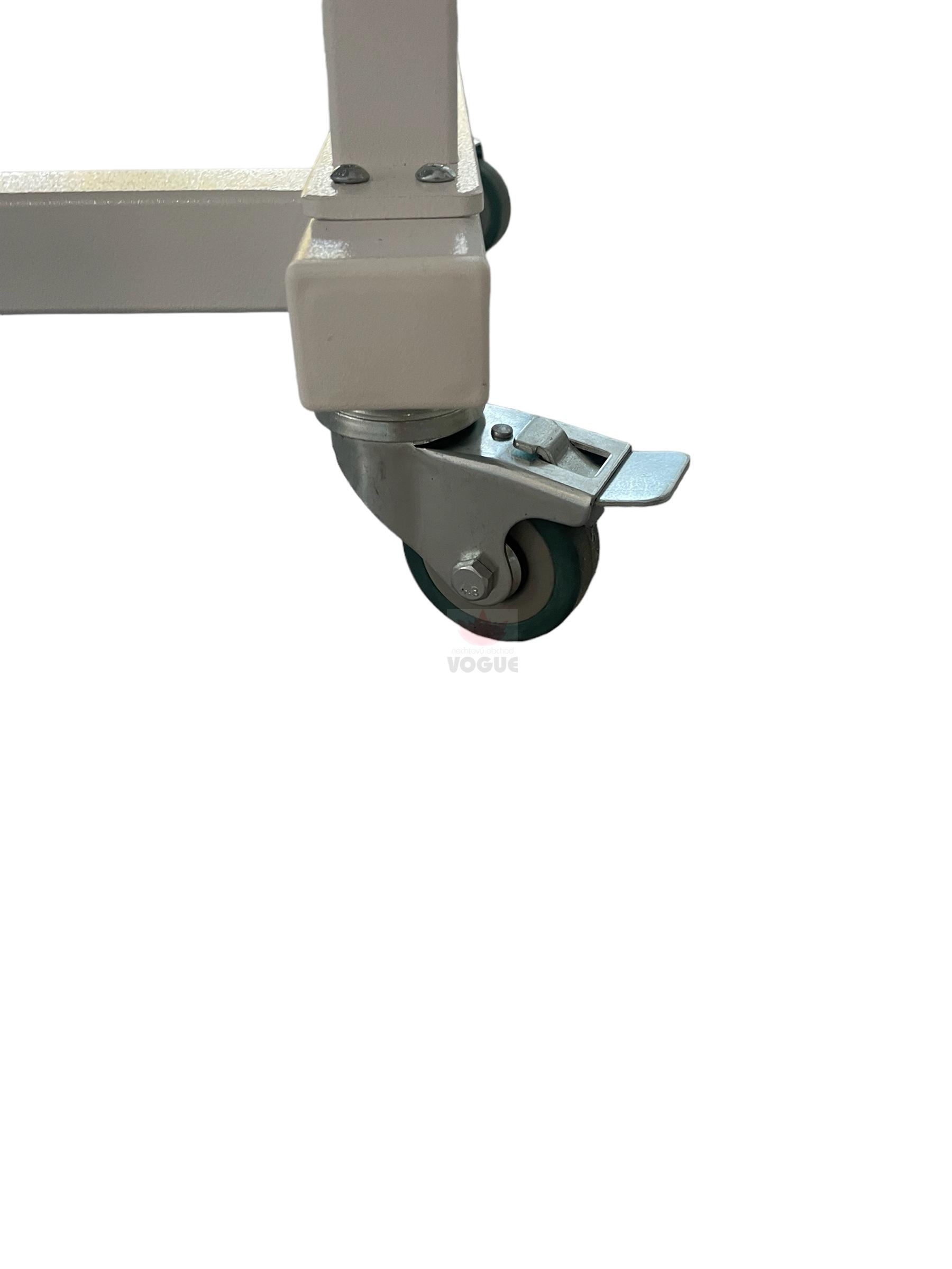 Inštrumentačný stolík dvojpolicový nerezový