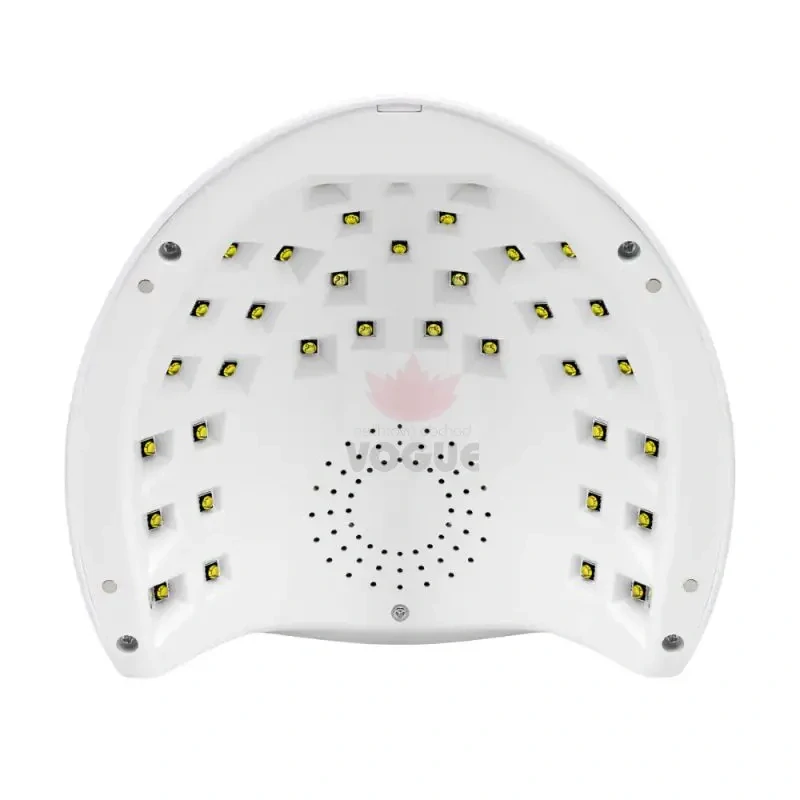 UV LED Lampa na nechty OCHO NAILS X13 65W biela so zrkadlovým dnom