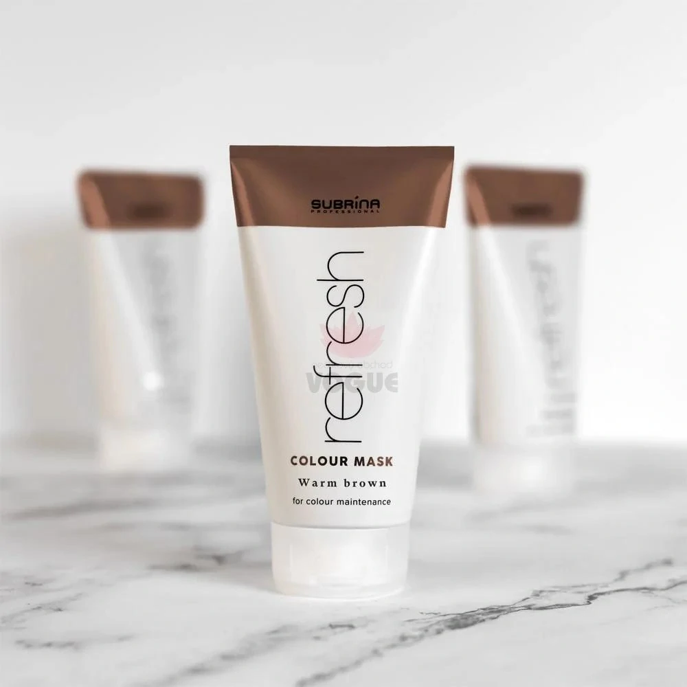 Farebná maska na vlasy hnedá 150ml Refresh Subrina