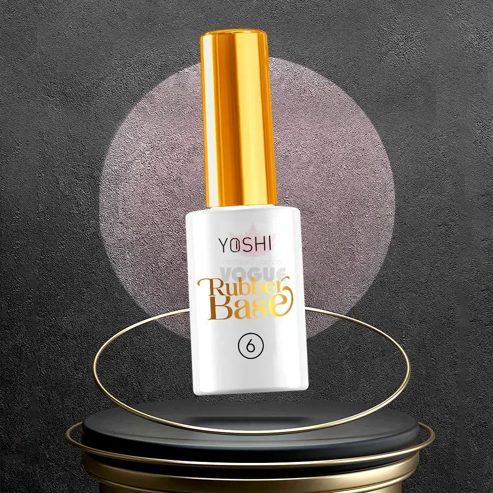 Gél lak YOSHI Rubber Base 10ml č. 6