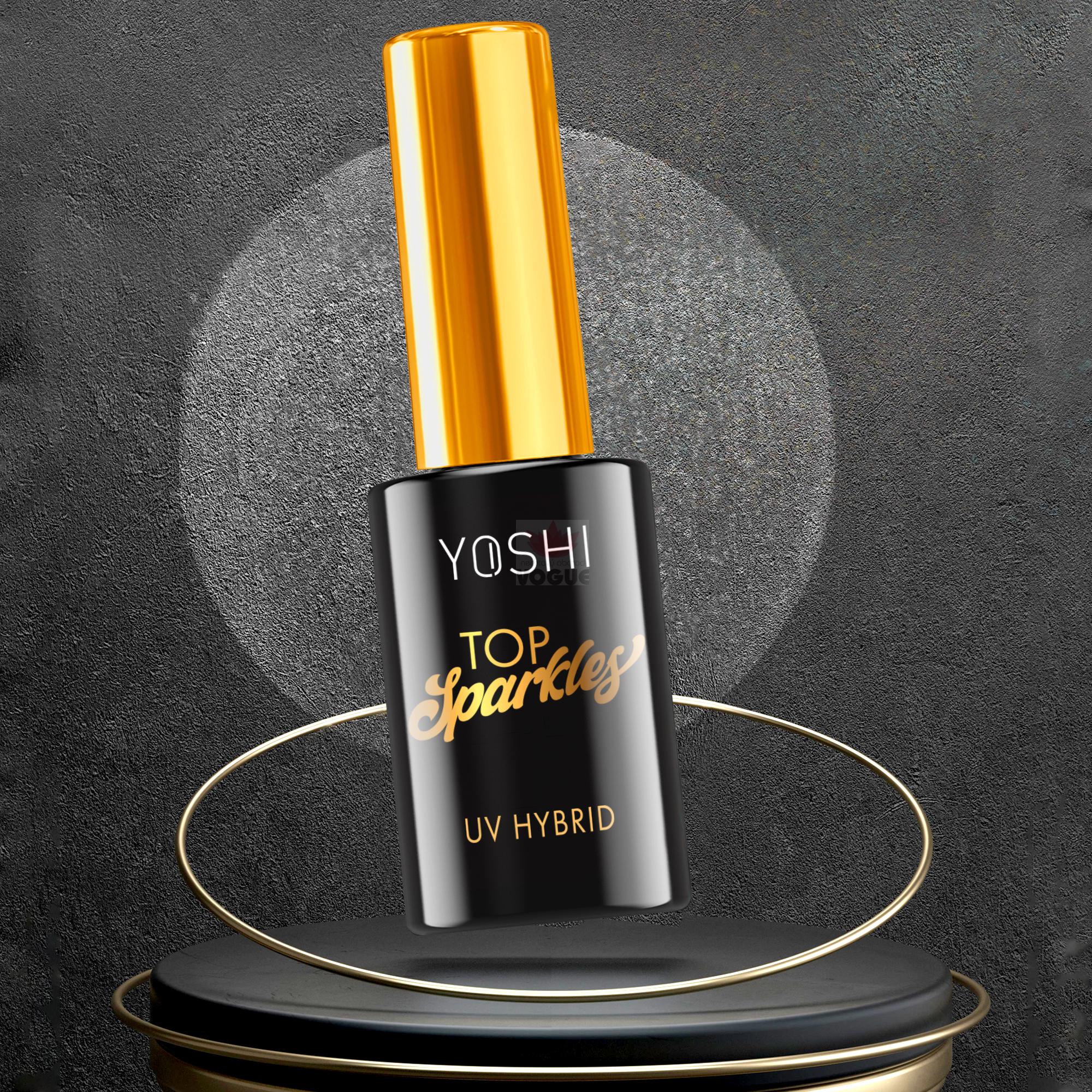 YOSHI Top Sparkles Vrchný lak 10ml